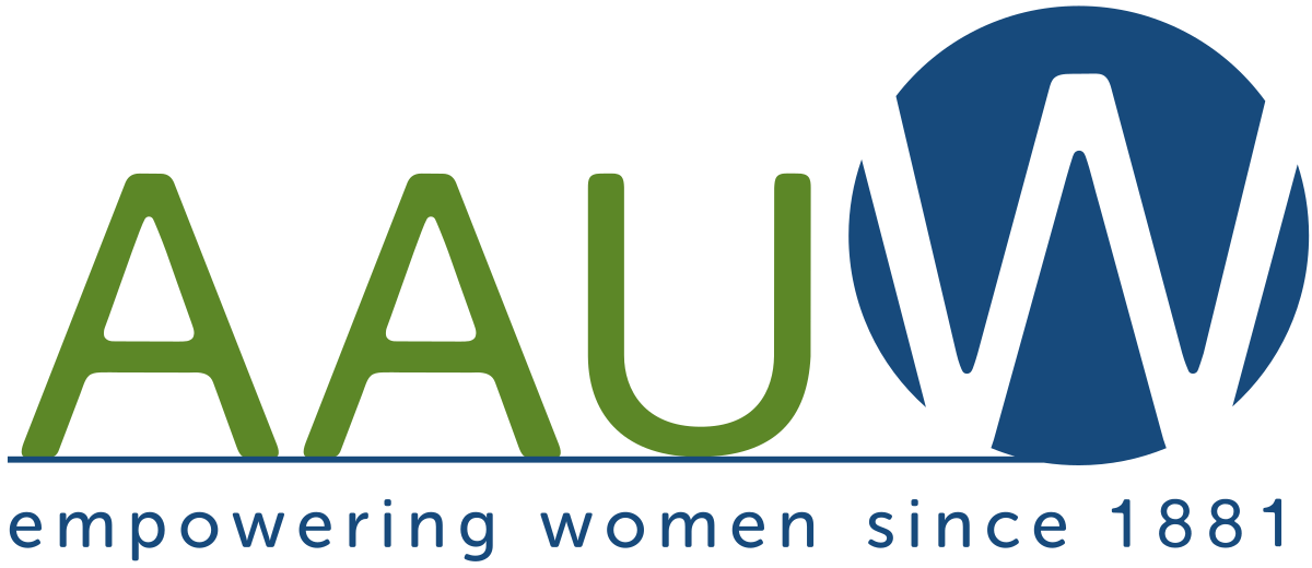 The logo for aauw empowering women since 1881