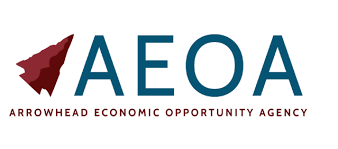 The logo for the arrowhead economic opportunity agency