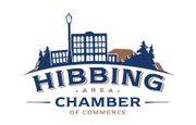 The logo for the hibbing area chamber of commerce