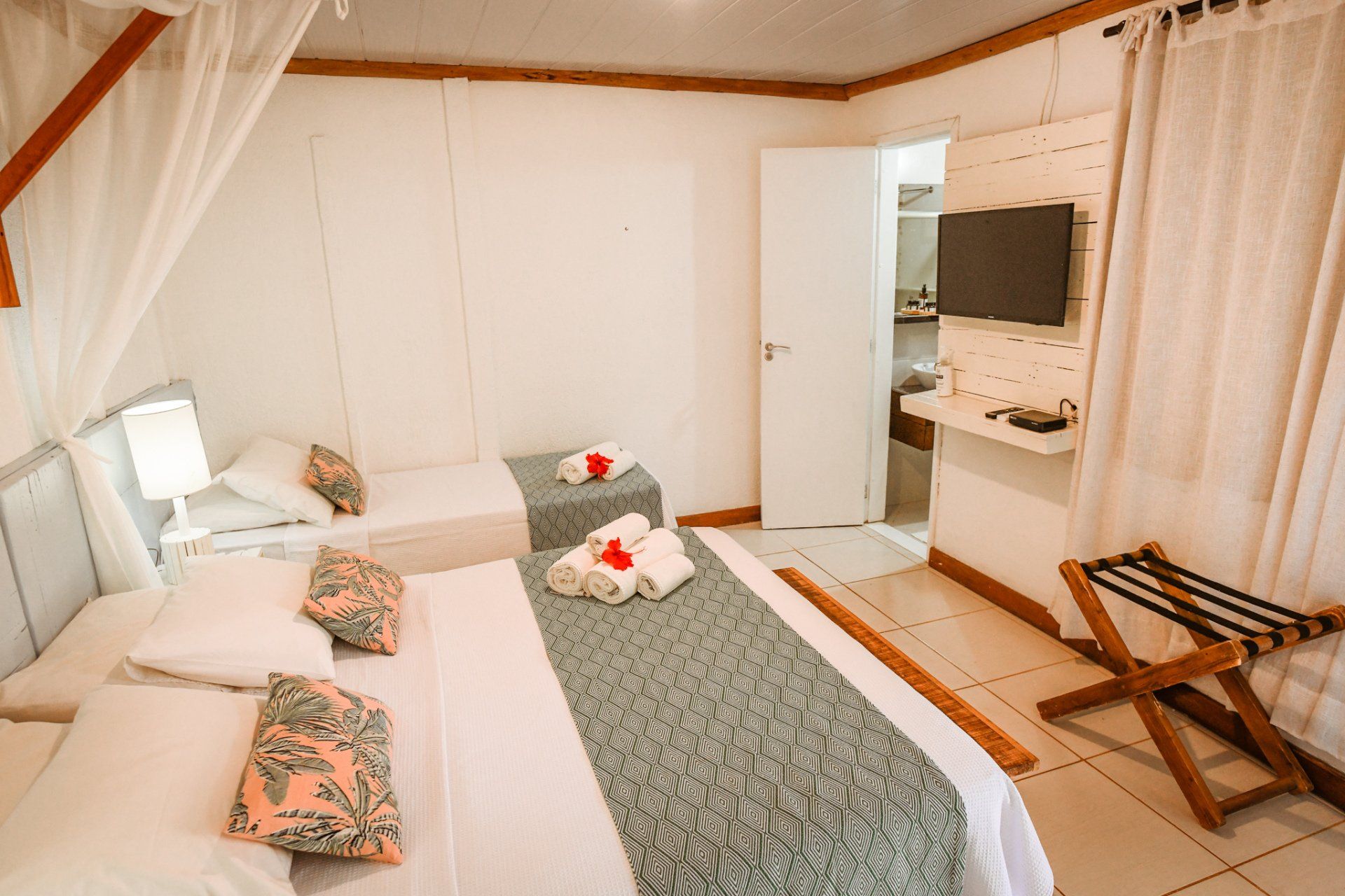 Quartos Pousada Pedra do Mar - Ecocharme