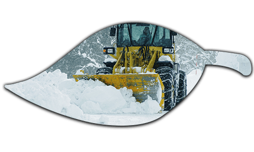 Bulldozer Removing Snow — Baldwinsville, NY — Shute Landscaping