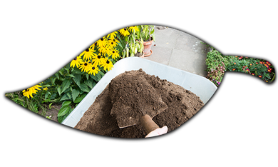 Compost Soil for the Flower Bed — Baldwinsville, NY — Shute Landscaping