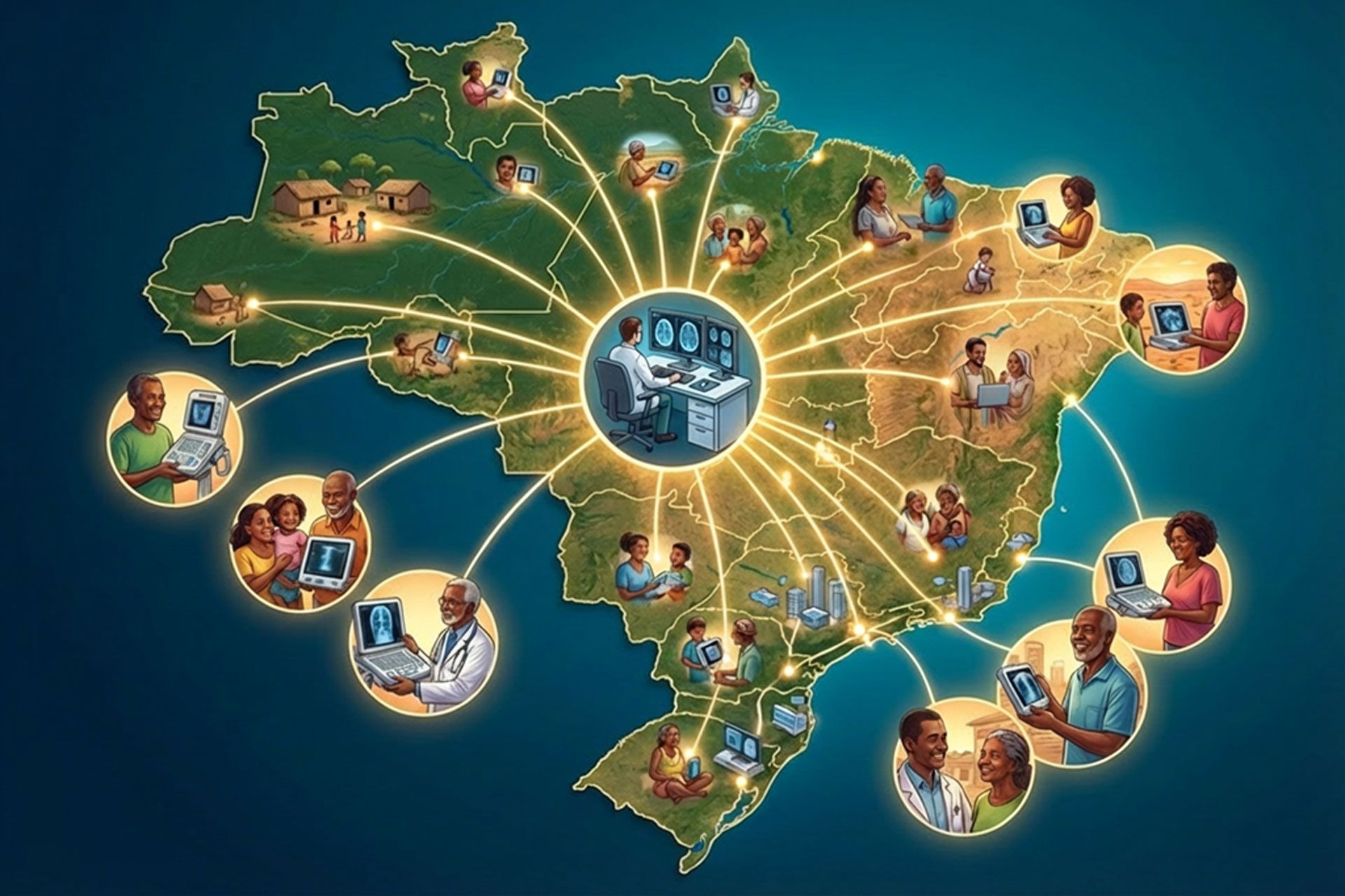 Como a telerradiologia amplia o acesso a diagnósticos especializados no Brasil