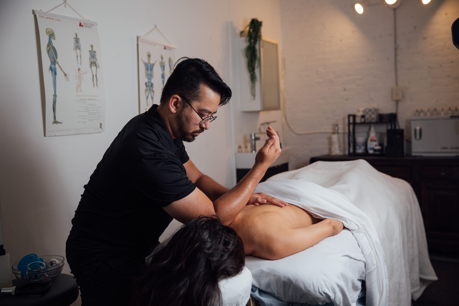 Orthopedic massage therapy session in Atlanta