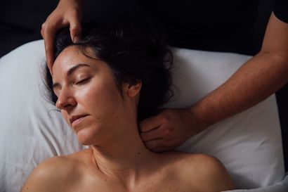 Deeply Relaxing. Trigger point therapy. Forward head posture treatment