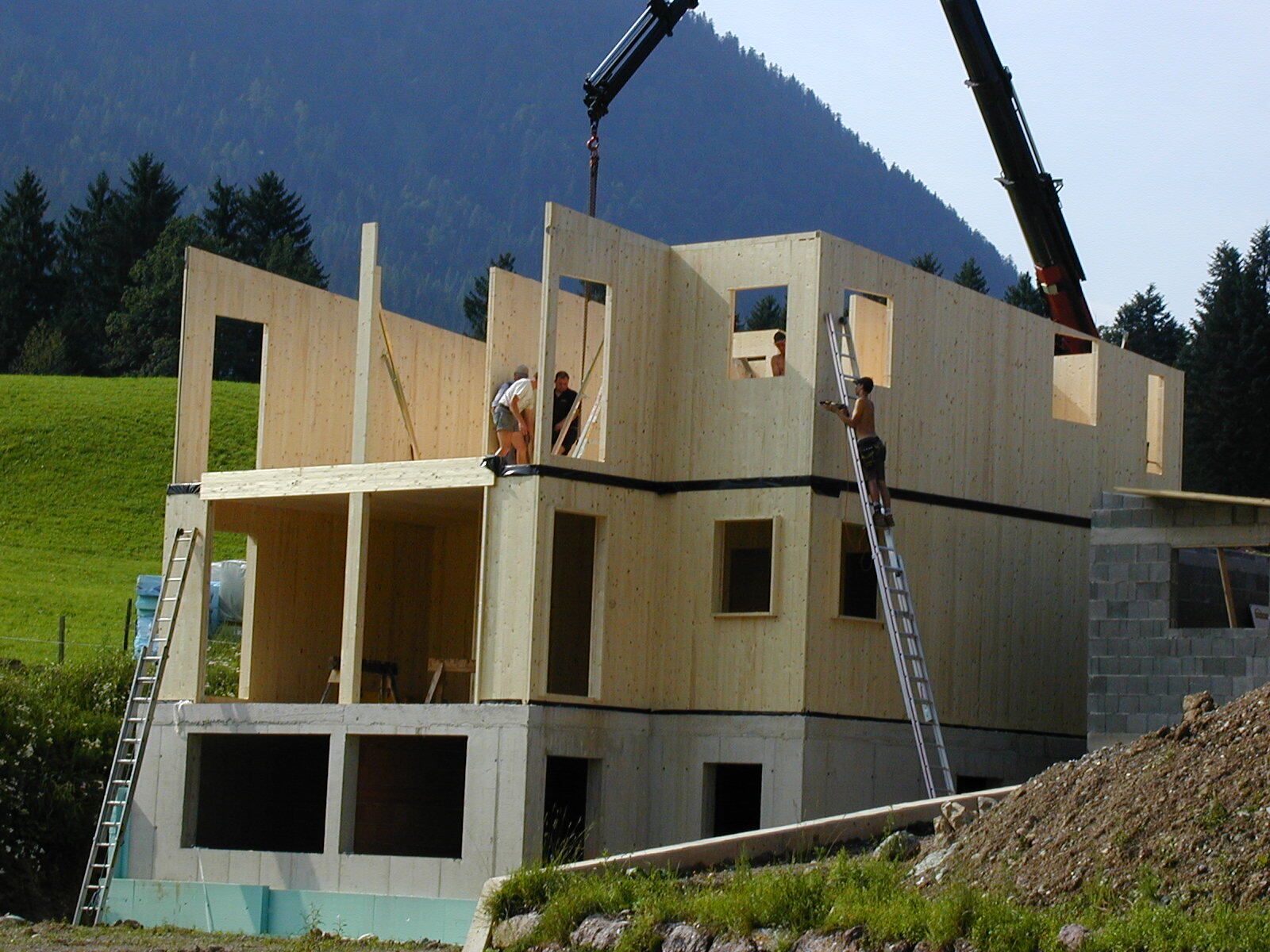 Kleinprojekte Holzbau Lengauer-Stockner Rohbau