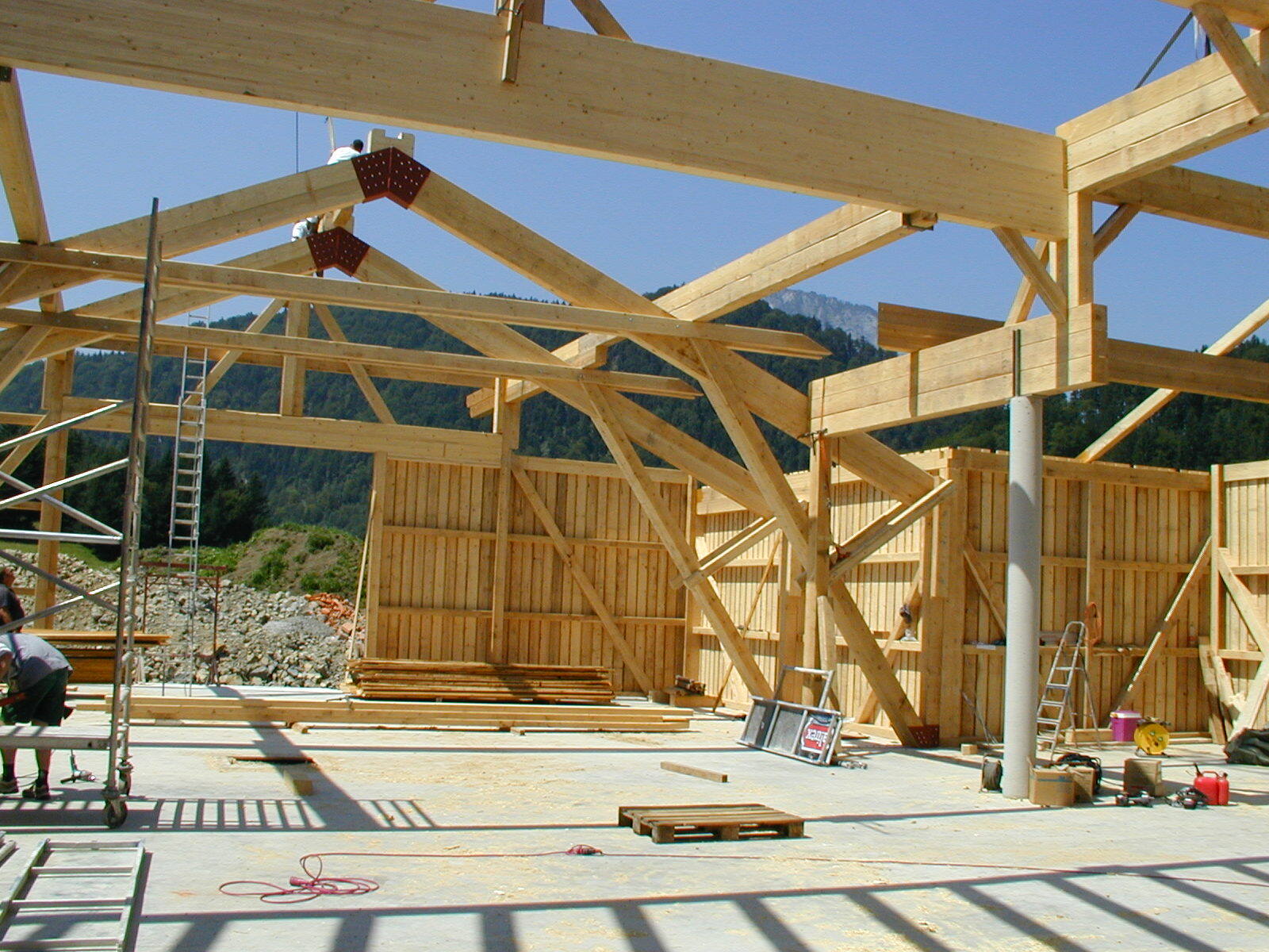 Arbeiten am Holzbau