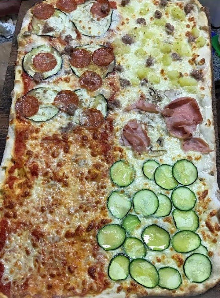 pizza con zucchine