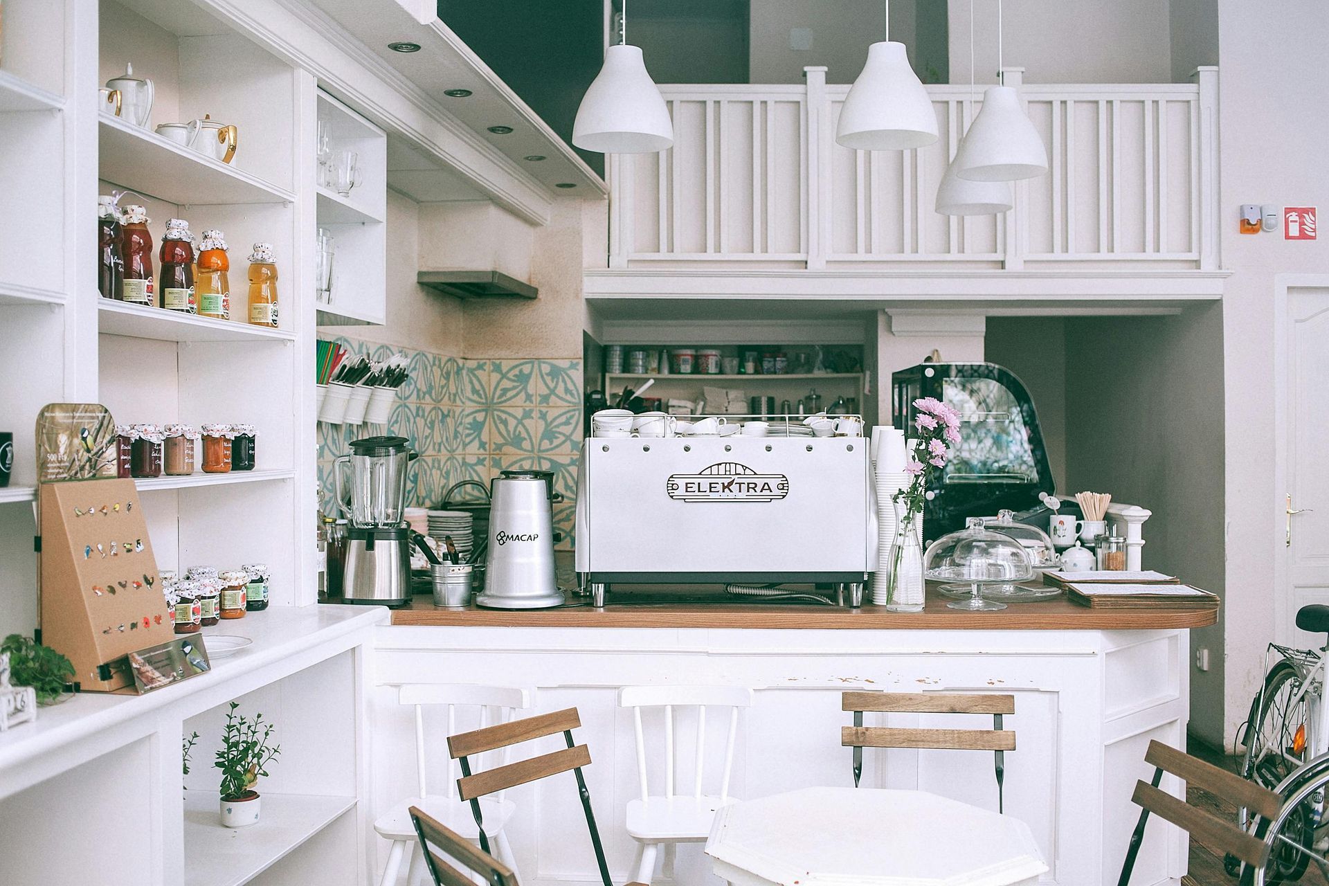 Modern kitchen tools and essentials displayed on a countertop.