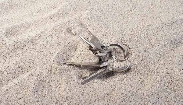 Key Ring Lost in the Sand — Coast 2 Coast Locksmiths in Buderim, QLD
