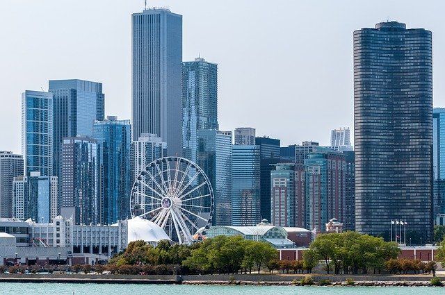 View of the Chicago skyline