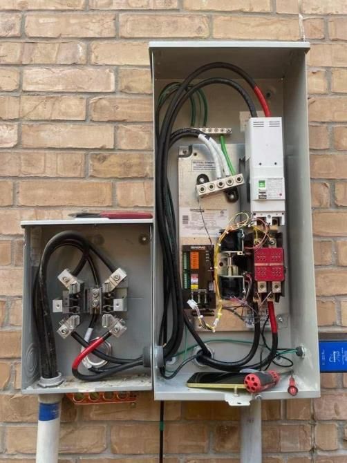 Person installing electrical sockets in a newly constructed apartment.