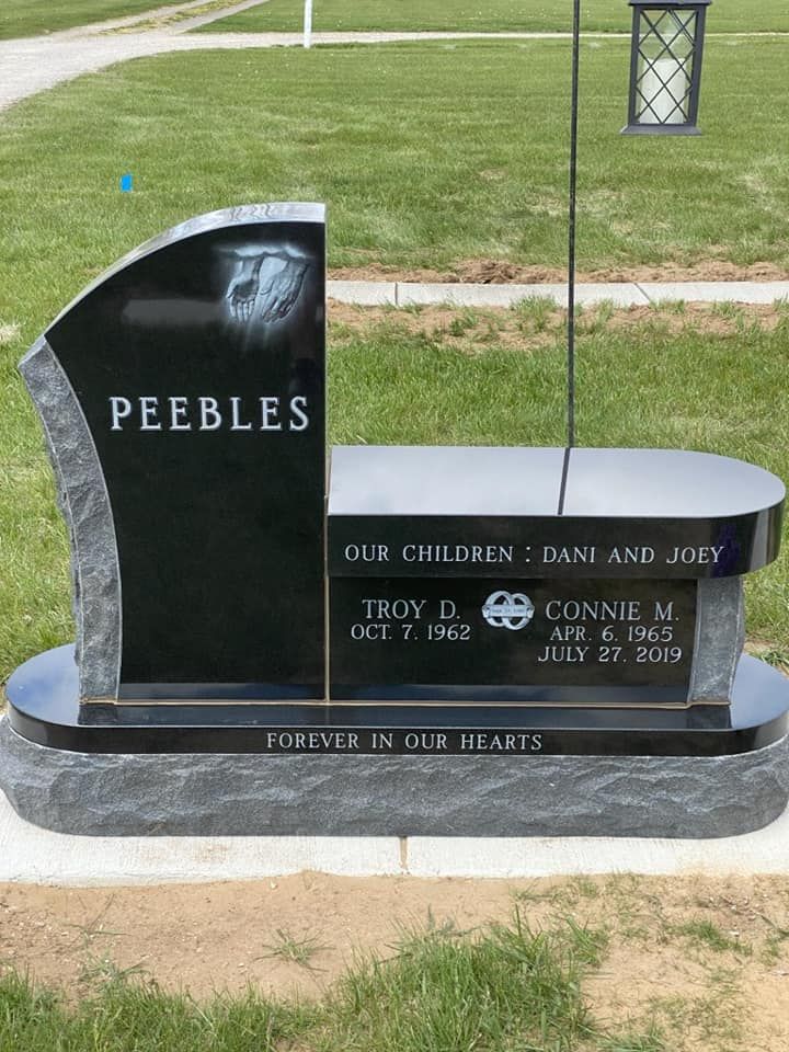 Peebles Monument — Adrian, MI — Adrian Monuments