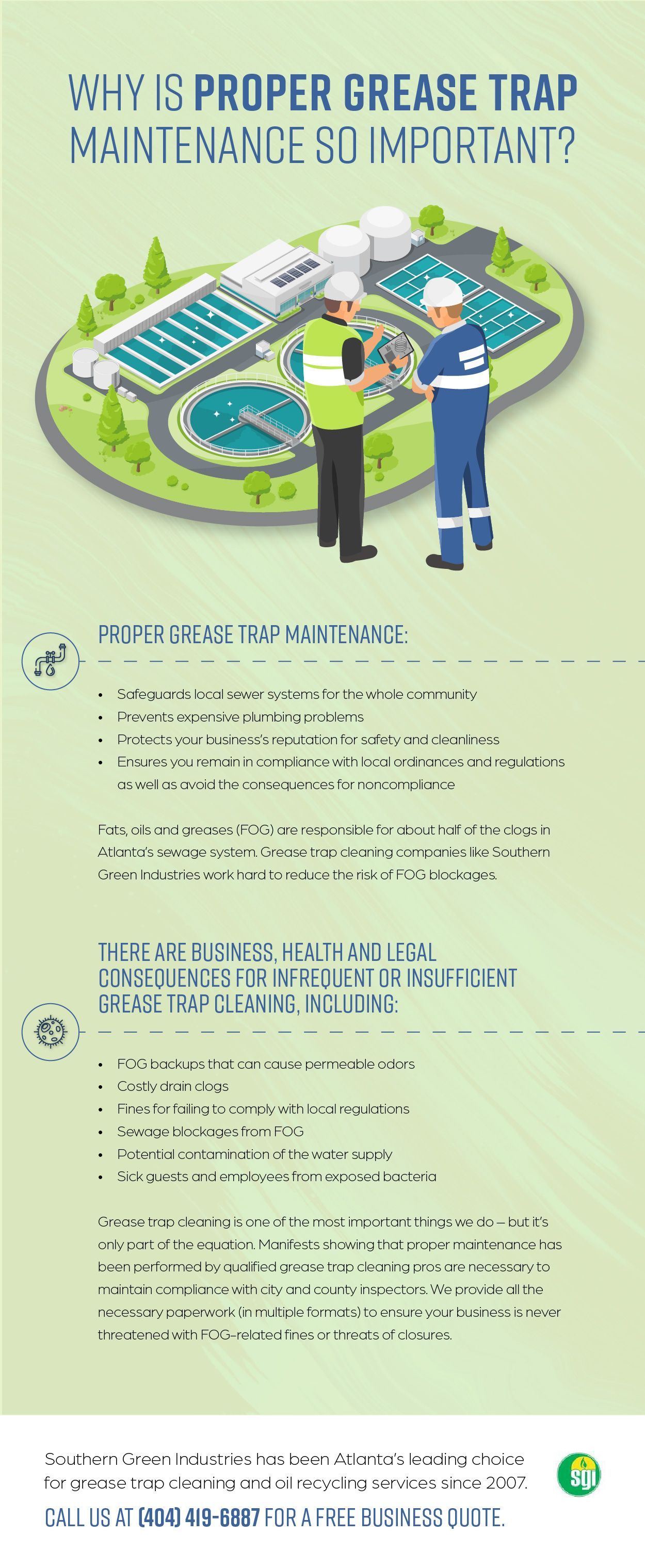 why grease trap maintenance is important