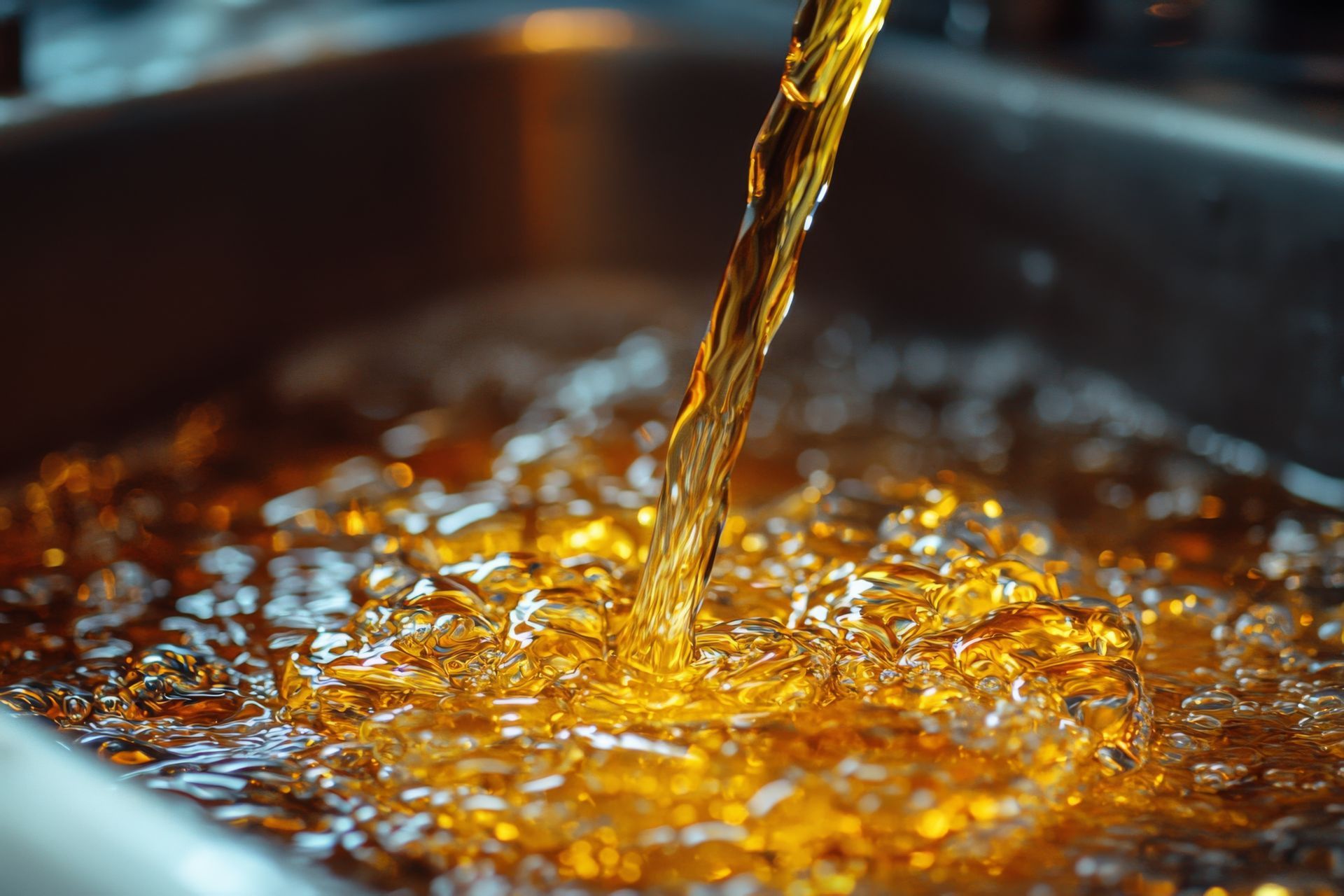 used cooking oil in commercial kitchens