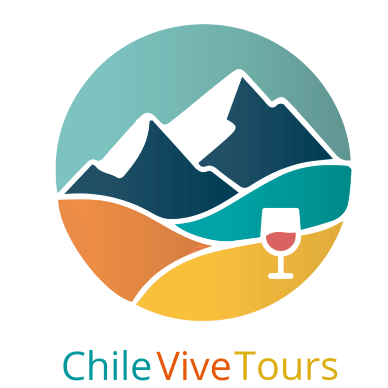 logo with the colors of ChileVive Tours