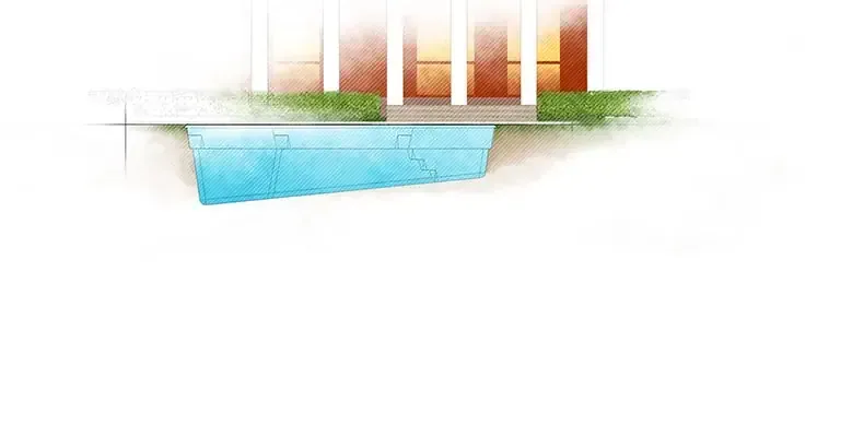 The Dynasty pool profile drawing