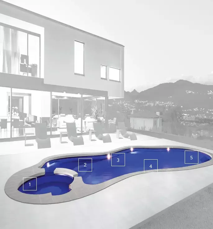 Serene pool diagram