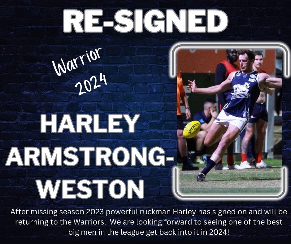 Harley Amstrong-Weston signs on with Hoppers Crossing Football Club