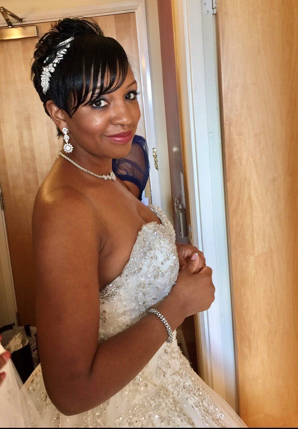 bride posing for a photo