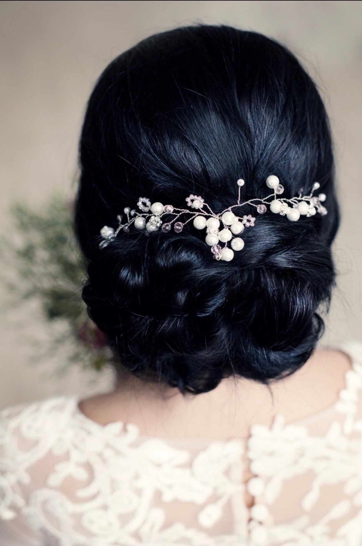 bride from the back