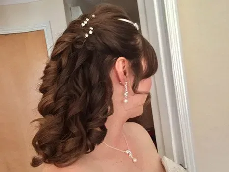 bridal updo