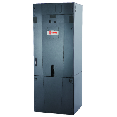 A trane air handler on a white background