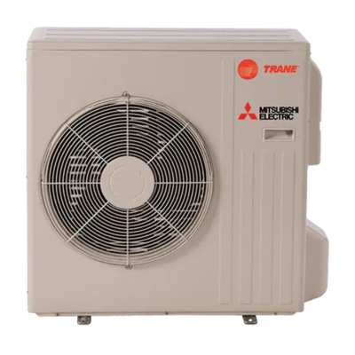 A trane mini split on a white background
