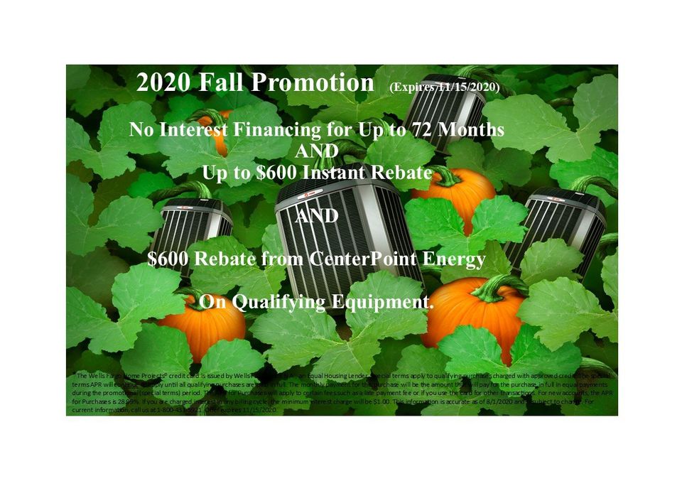 November Fall Promotion