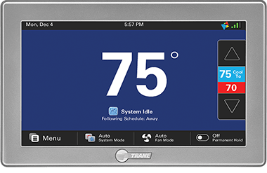 TRANE ComfortLink II XL1050 Smart Thermostat offered by Chapman Service, Inc.