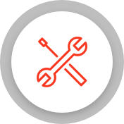 Icon of wrench and screwdriver