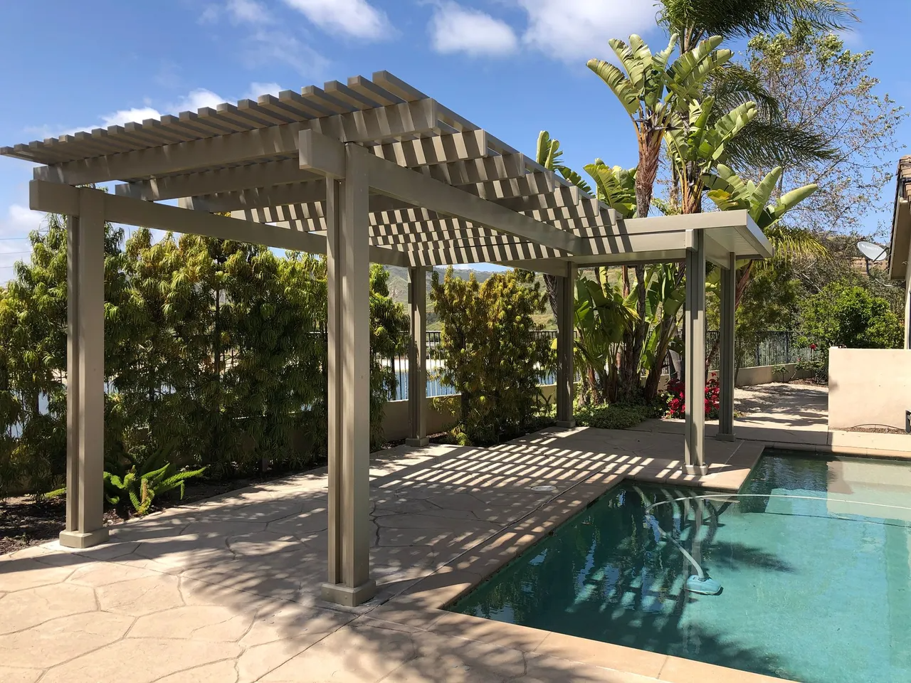 Patio Cover Beside the Pool