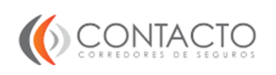 Se muestra el logotipo de los corredores de seguros de contacto