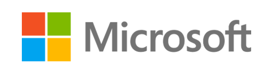 El logotipo de Microsoft se muestra sobre un fondo blanco.