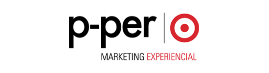 Se muestra un logotipo de p-per sobre un fondo blanco.