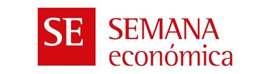 El logo rojo y blanco de la semana económica