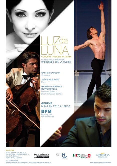Affiche concert de musique et danse Luz de Luna