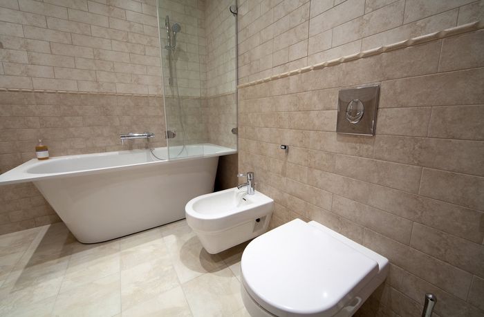 a bathroom tile resurfacing
