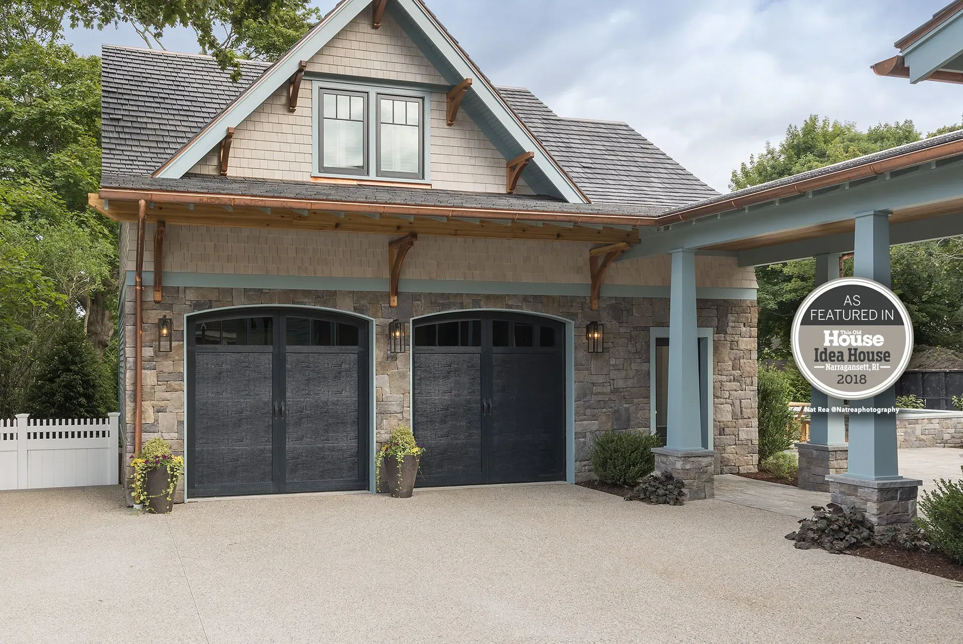 Carriage Doors Home Brown