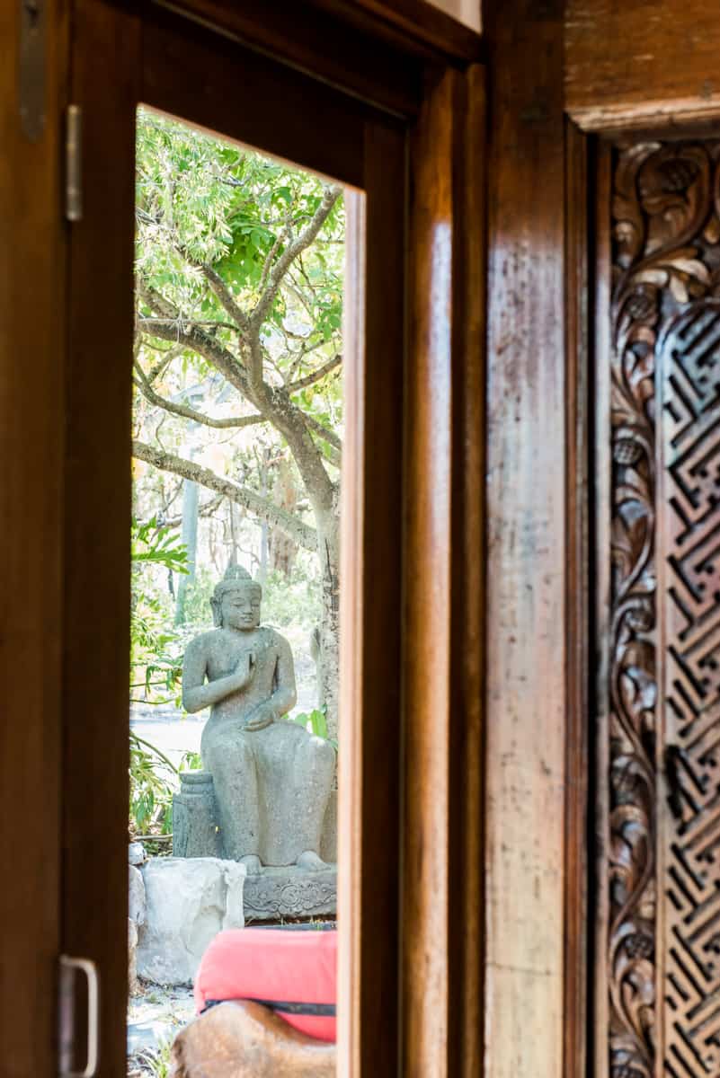 Outdoor Statue — Bali At The Bay in St. Shoal Bay, NSW