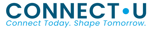 Connect U logo with text 