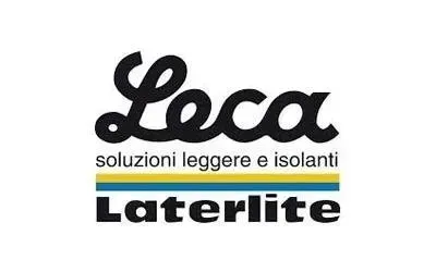 Logo for Leca, with text