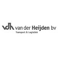 Het is een logo voor een bedrijf genaamd van der heijden bv.