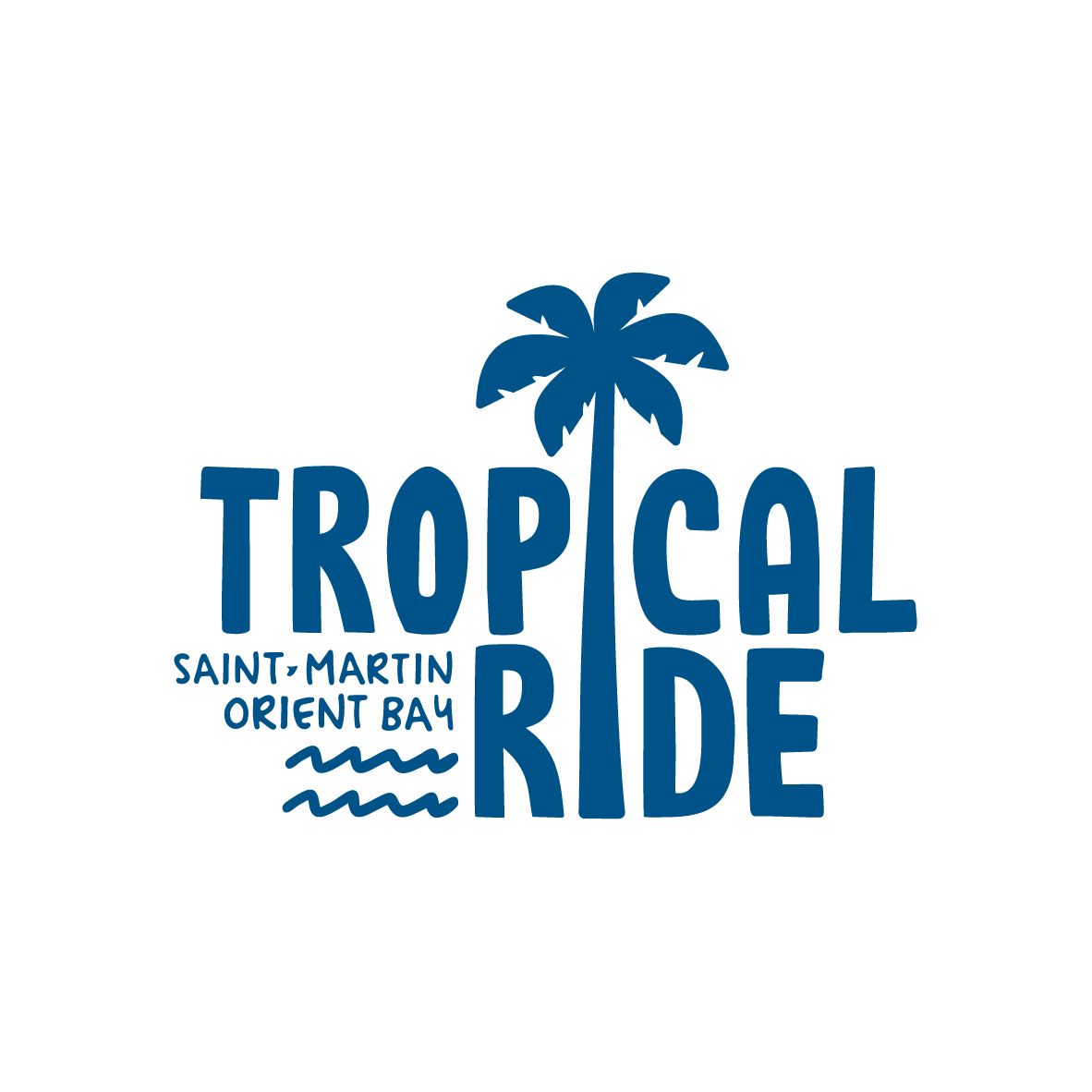 The logo for tropical ride saint martin orient bay