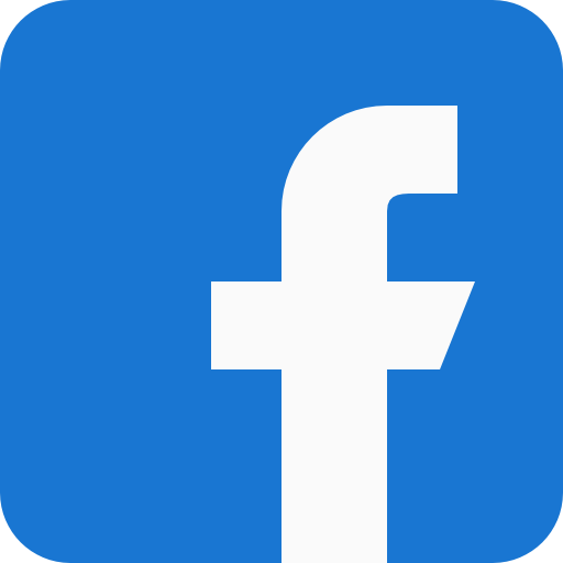 Facebook logo: white