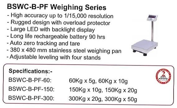 Accutec weighing machine