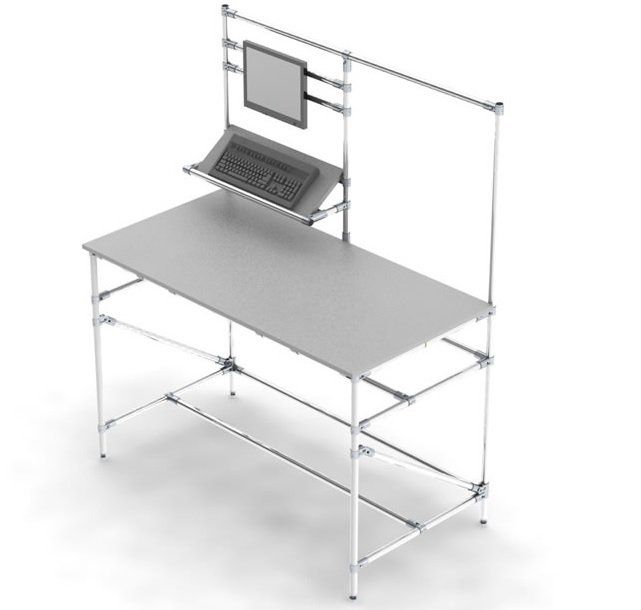 Pipe and joint system  Working table