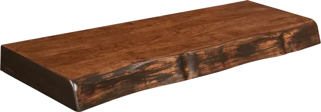Burnt Umber Floating Shelf