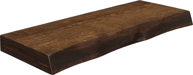 Long Oak Floating Shelf
