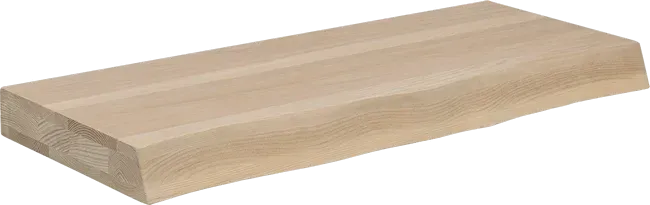 Unfinished Ash Floating Shelf